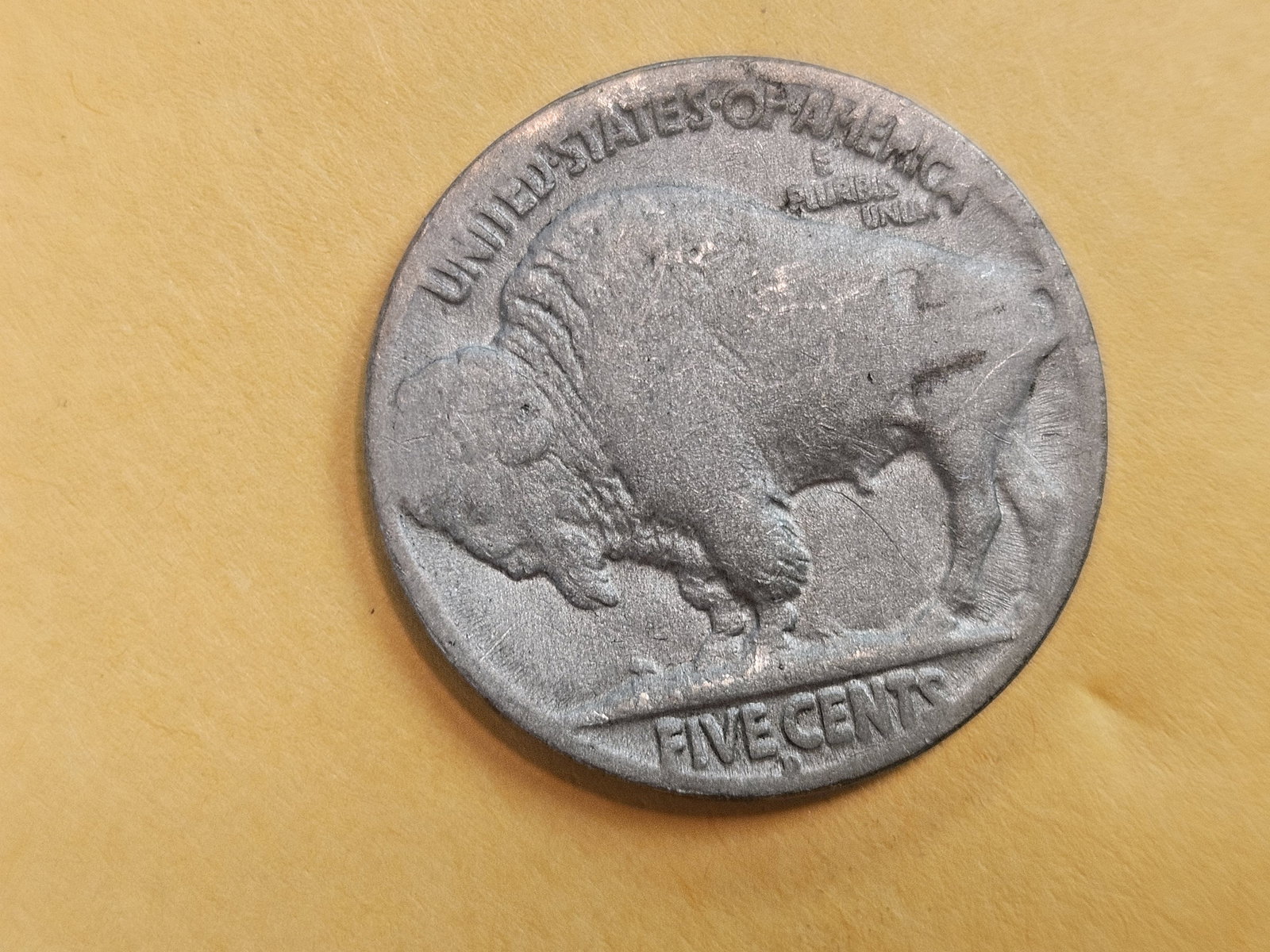* Key Date 1913-S Type 2 Buffalo Nickel - 5