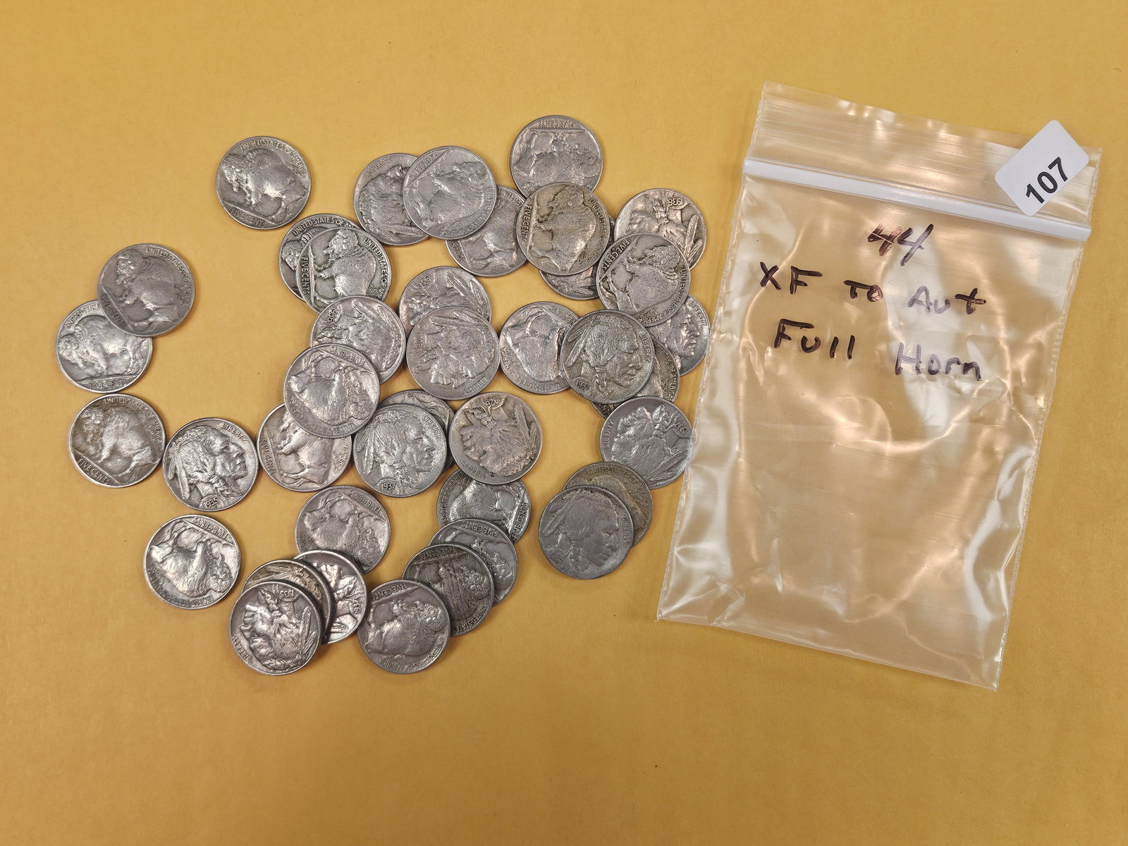 FORTY-FOUR Buffalo Nickels - 3