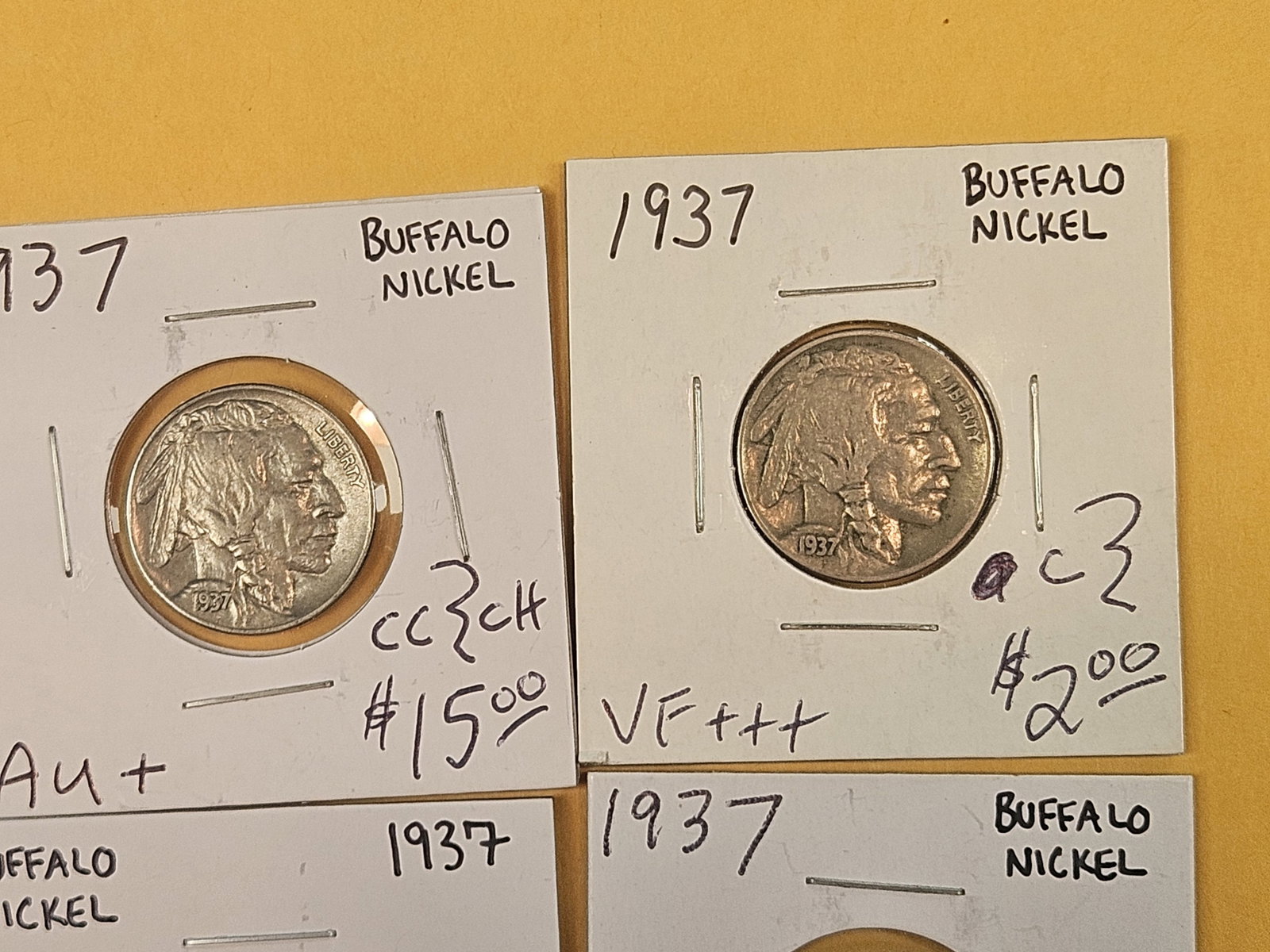 Nine nice 1937 Buffalo Nickels - 3
