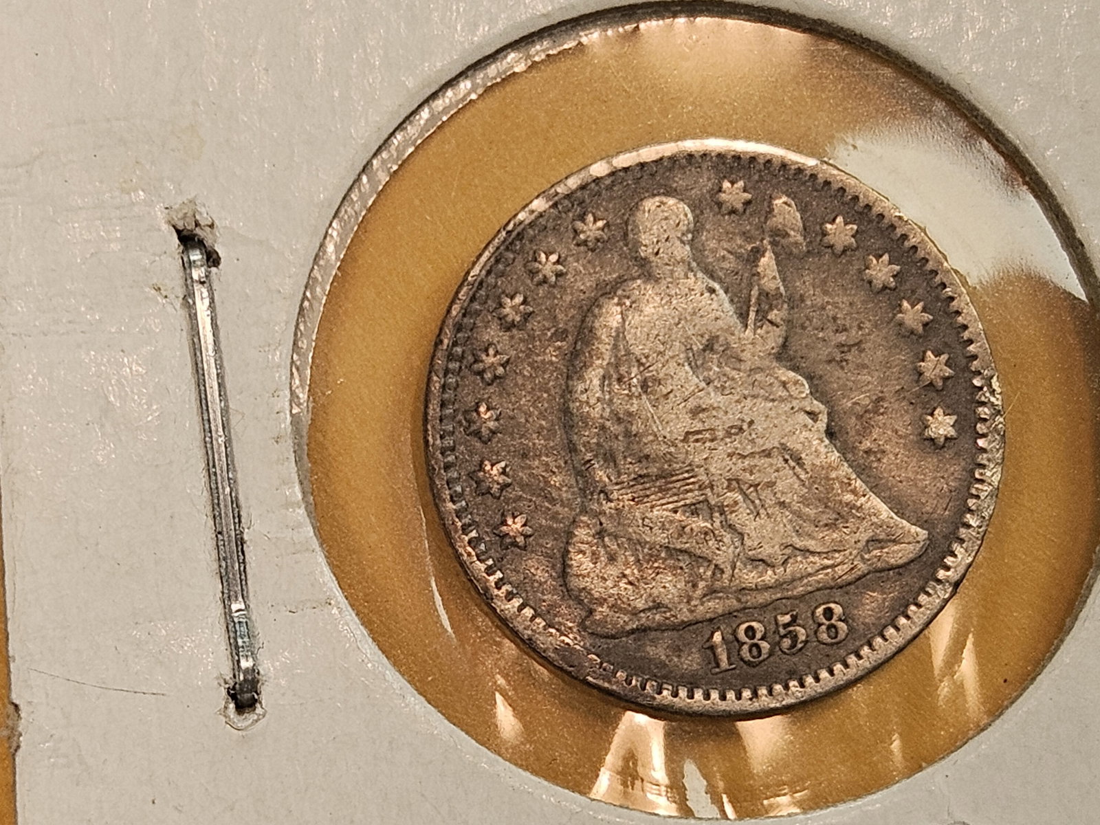 1840-O and 1858 Seated Liberty Silver Half-Dimes - 4