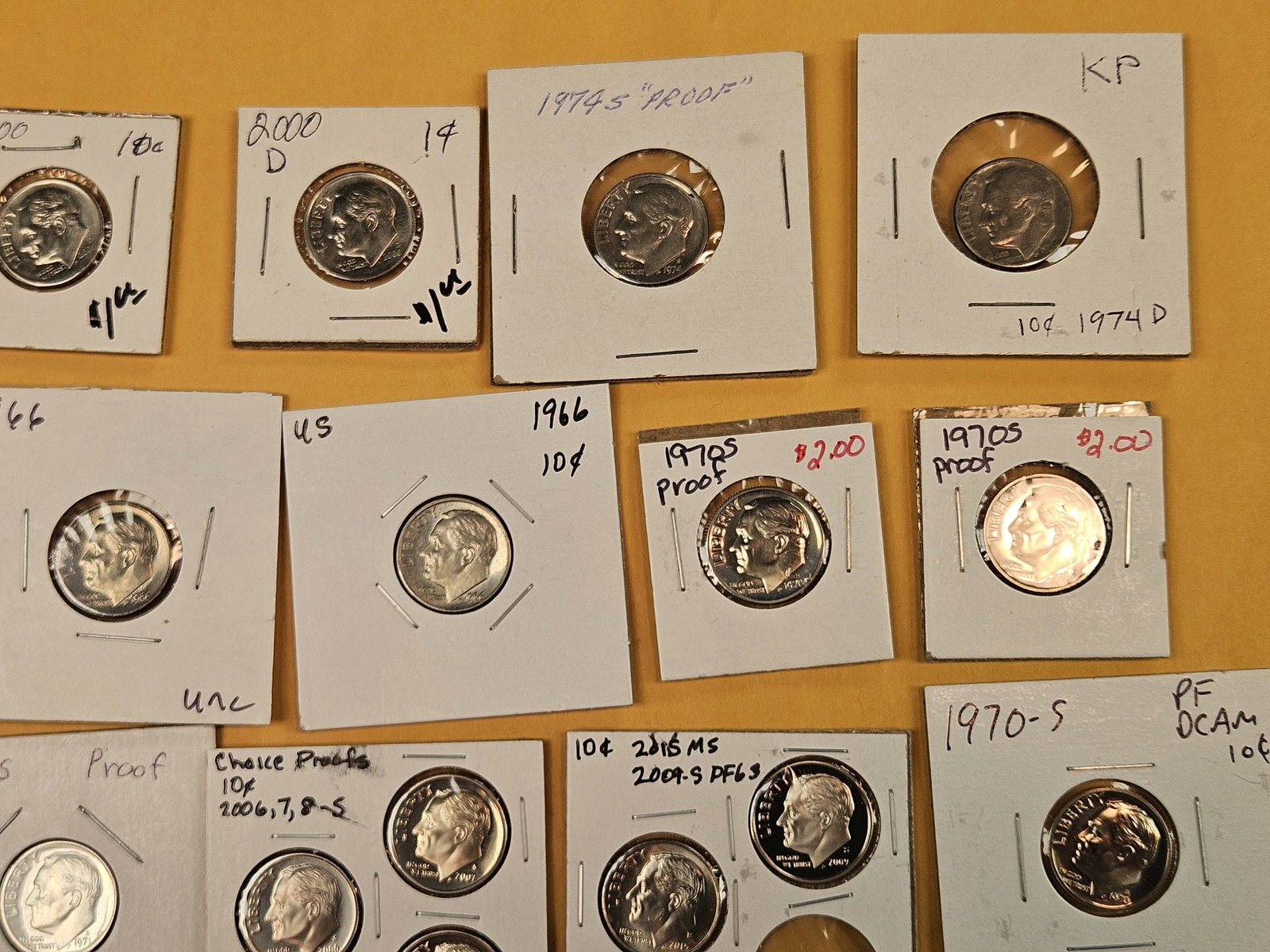 Twenty-eight mixed Roosevelt dimes - 3
