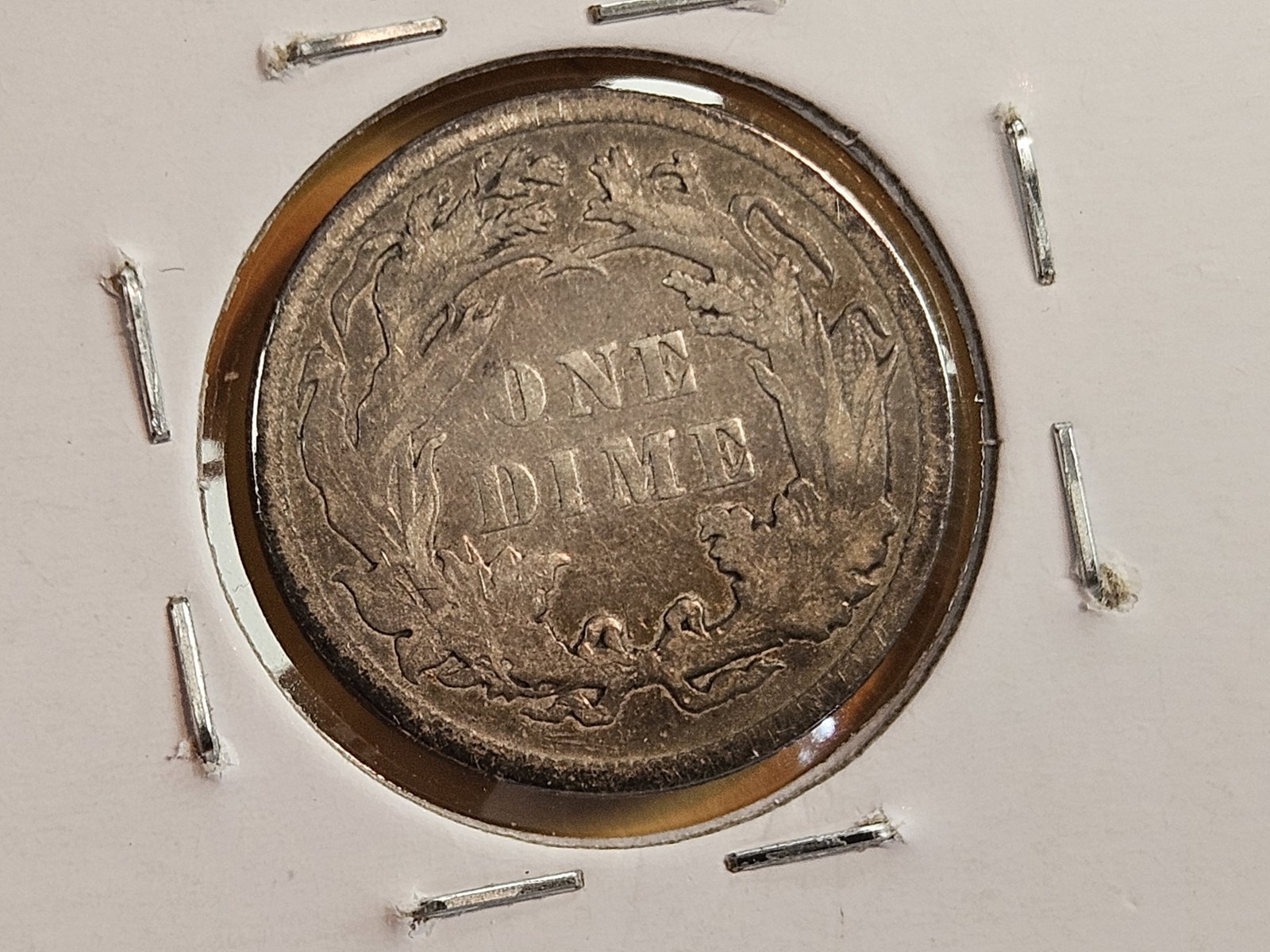 Four Seated Liberty silver dimes in Very Fine to Extra Fine - 10