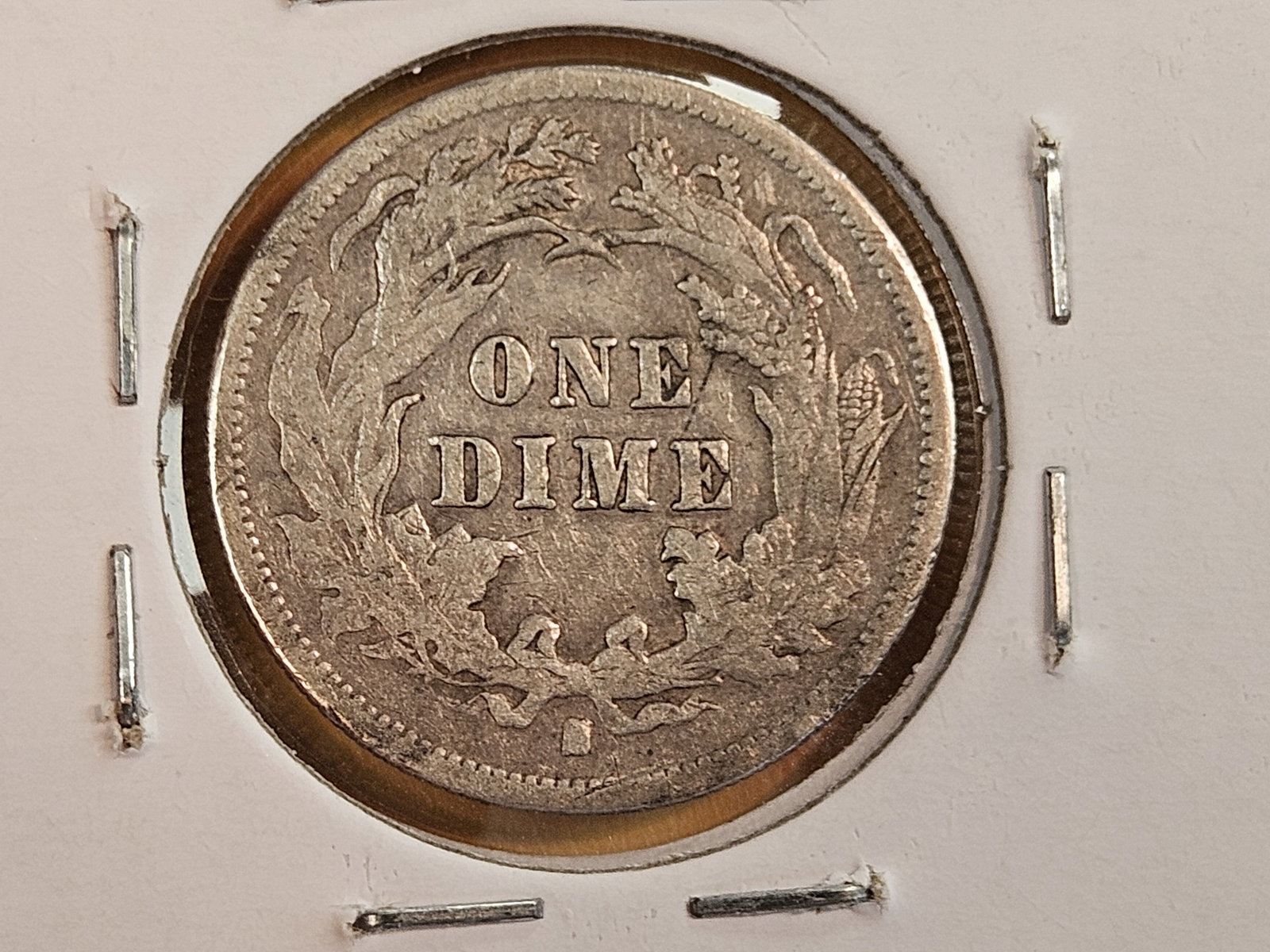 Four Seated Liberty silver dimes in Very Fine to Extra Fine - 6