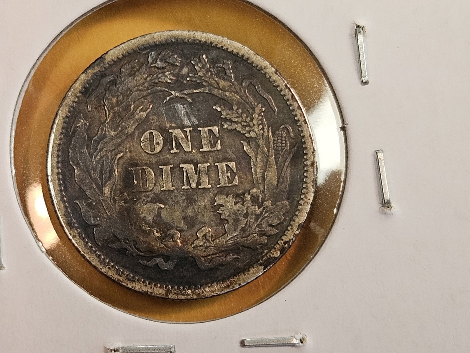 Four Seated Liberty silver dimes in Very Fine to Extra Fine - 8
