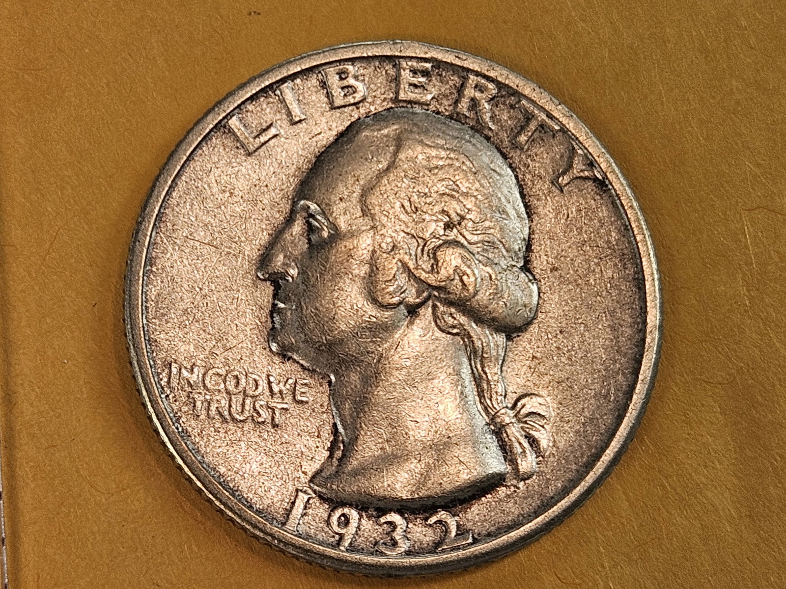 KEY DATE 1932-S Washington Quarter in Extra Fine plus: First year issue