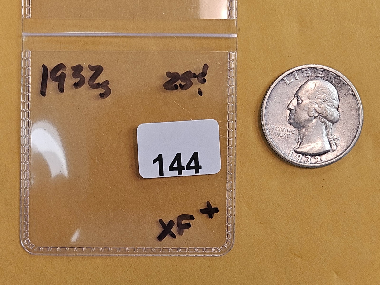 KEY DATE 1932-S Washington Quarter in Extra Fine plus - 2