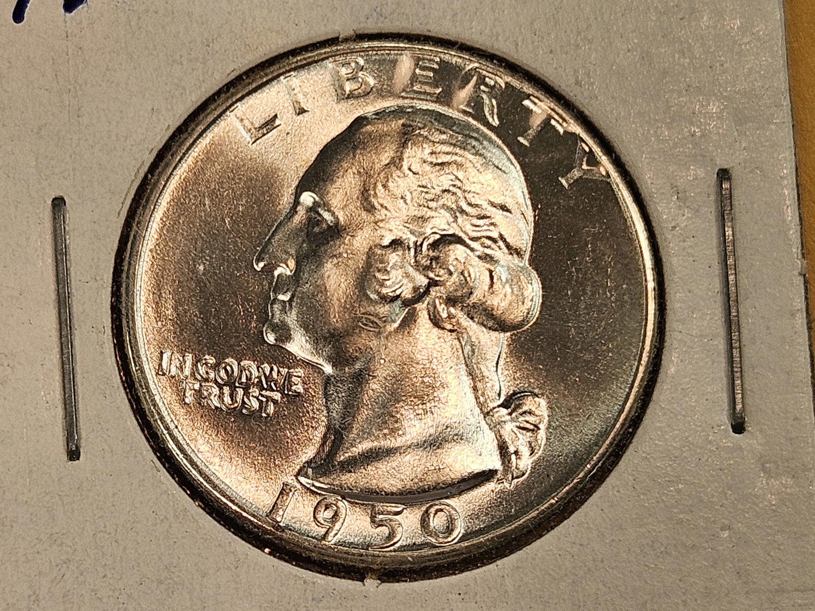 GEM Brilliant Uncirculated 1950 Washington Quarter - 3