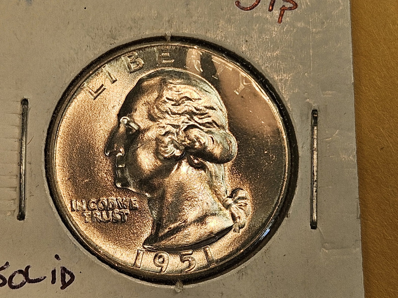 GEM Brilliant Uncirculated 1951 Washington Quarter - 3