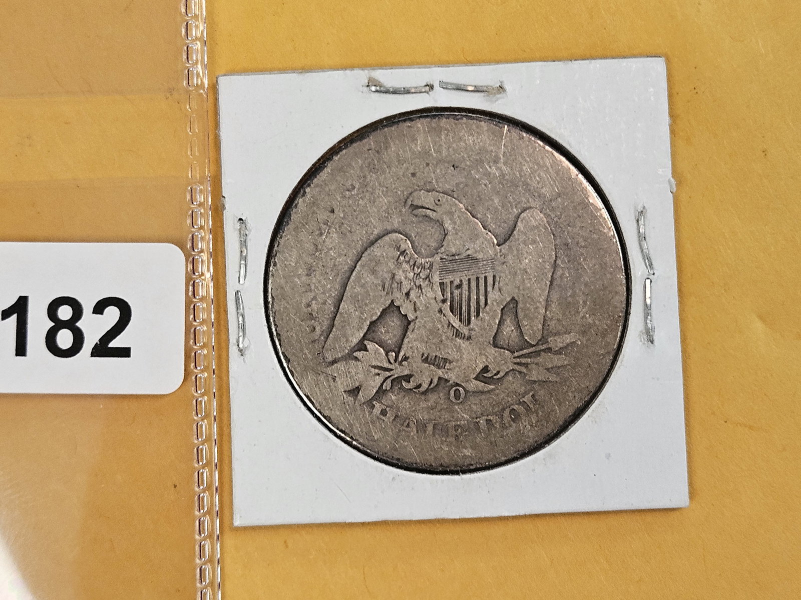1861-O Seated Liberty silver Half Dollar - 2