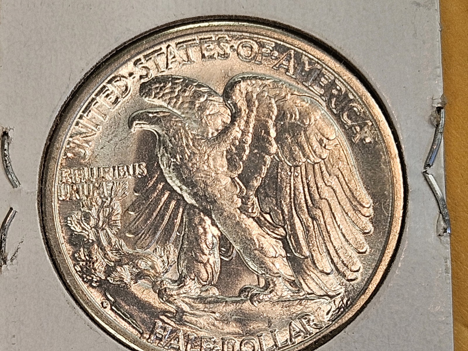 Very Choice Brilliant Uncirculated 1947-D Walking Liberty Half Dollar - 4