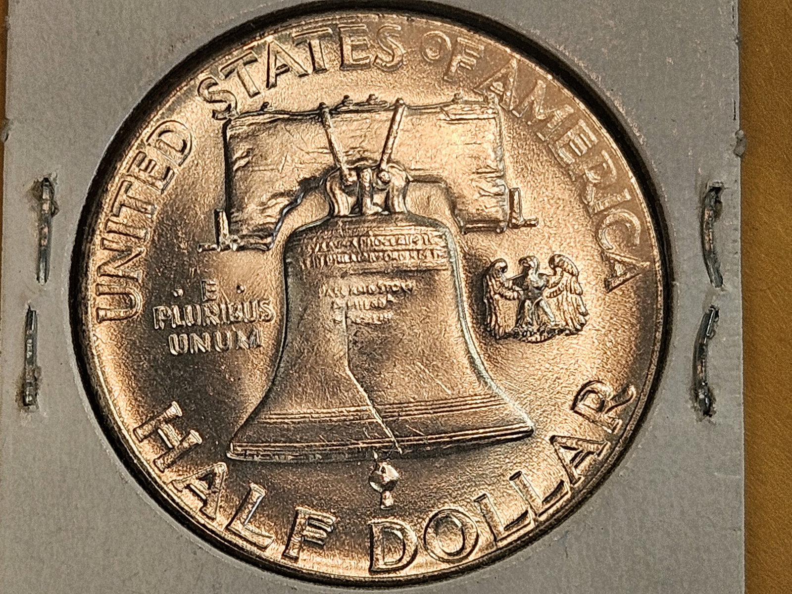 Choice Brilliant Uncirculated 1949 Franklin Half Dollar FBL - 4
