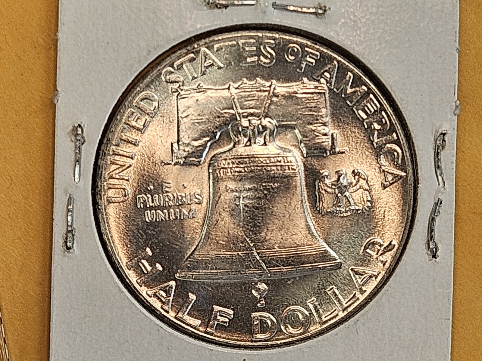 Choice Brilliant Uncirculated 1949 Franklin Half Dollar FBL - 5