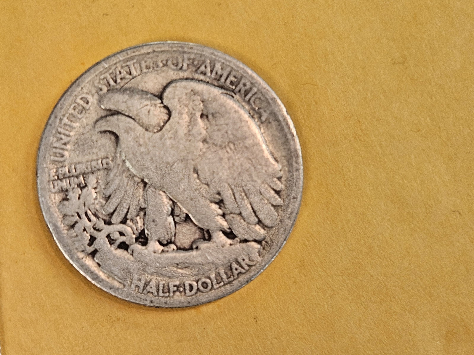 Key Date 1921 Walking Liberty silver half dollar - 3