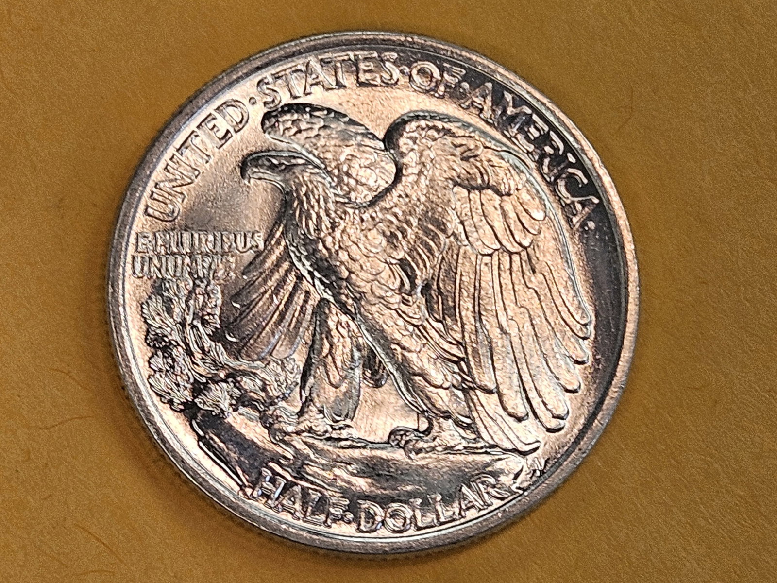 Very Choice Brilliant Uncirculated 1943 Walking Liberty Half Dollar - 5