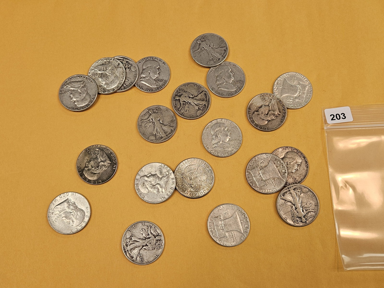 Twenty mixed Silver Half Dollars - 2