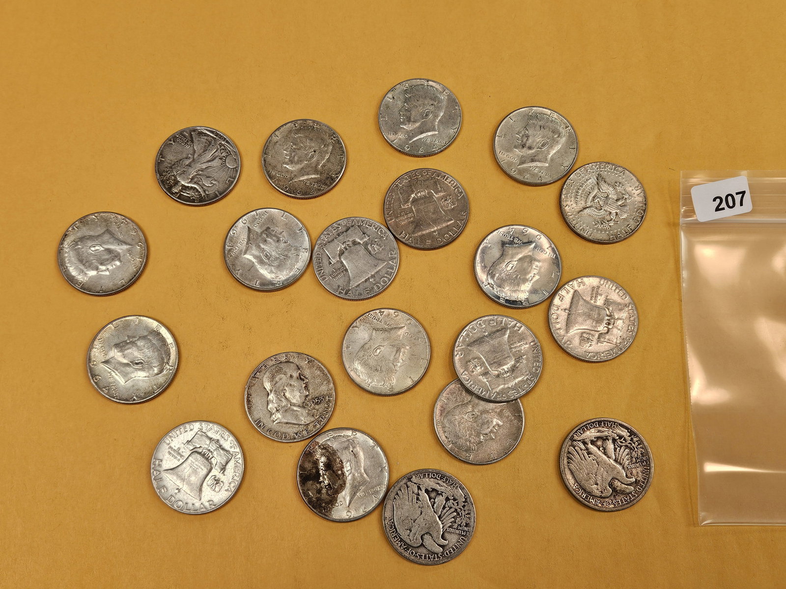 Twenty mixed Silver Half Dollars - 2