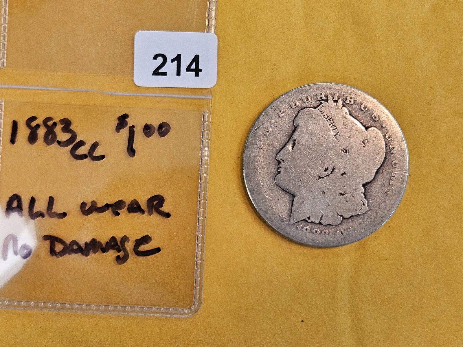 ** KEY DATE ** 1883-CC Morgan Dollar - 2