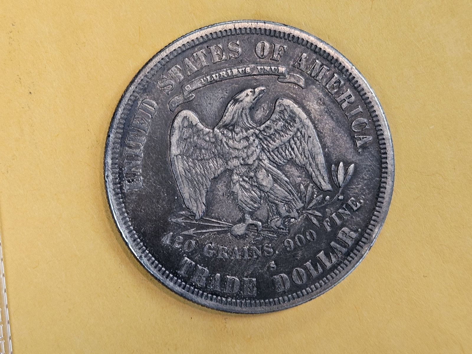 1877-S Trade silver Dollar in Very Fine plus - 5