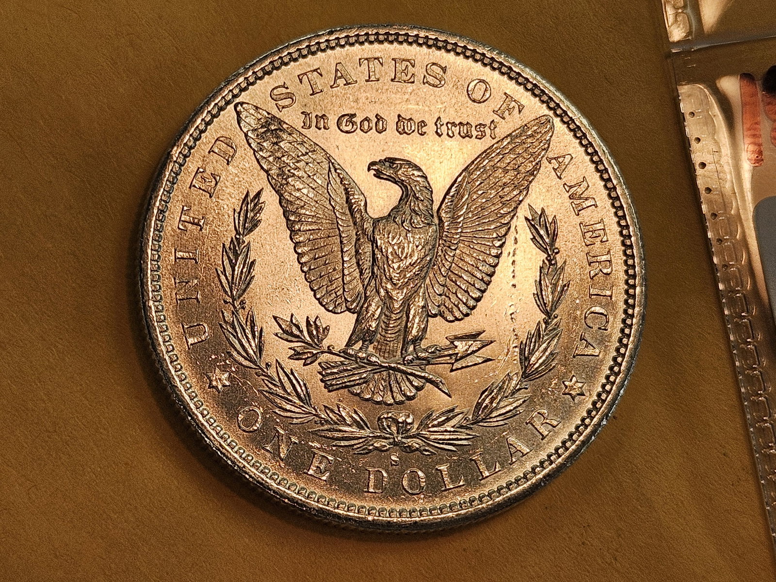 Choice Brilliant Uncirculated plus 1880-S Morgan Silver Dollar - 7