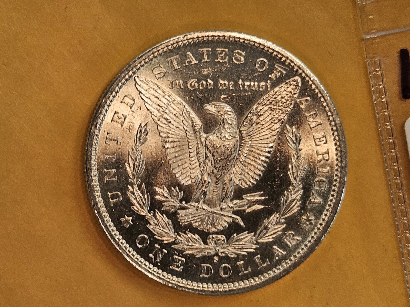 Choice Brilliant Uncirculated plus 1880-S Morgan Silver Dollar - 8