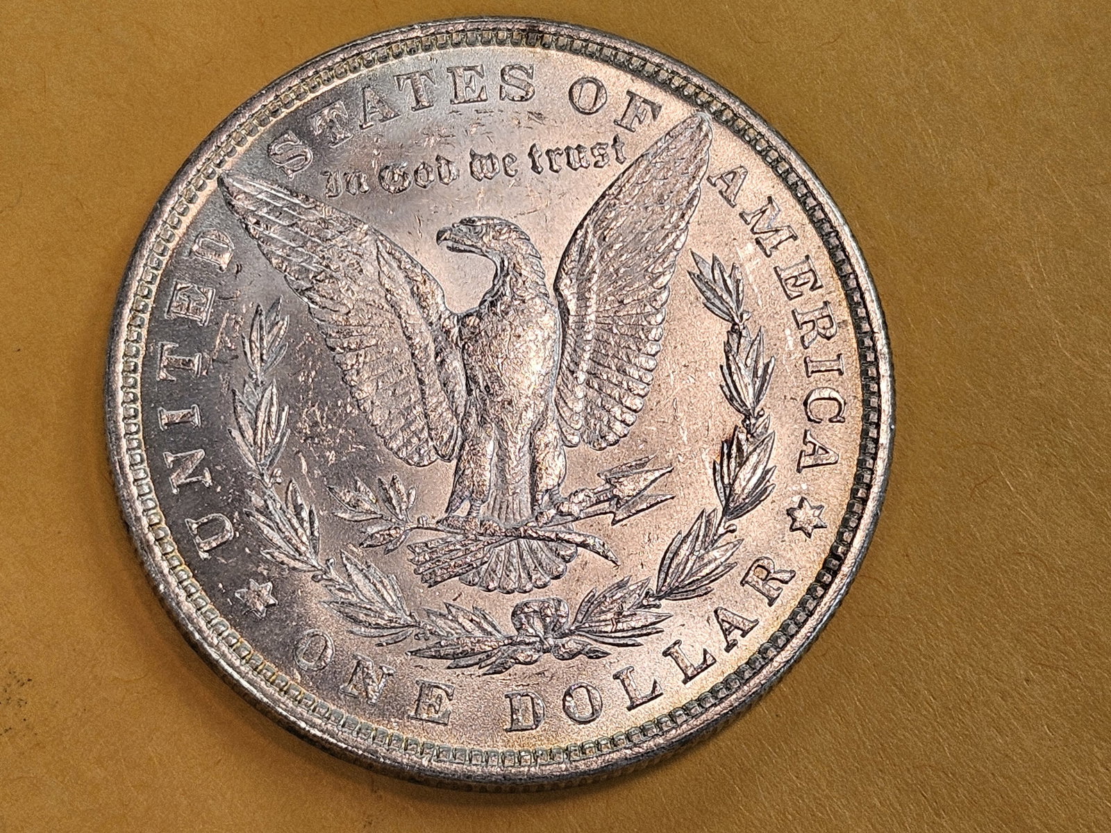 Choice Brilliant Uncirculated plus 1880 Morgan Silver Dollar - 4