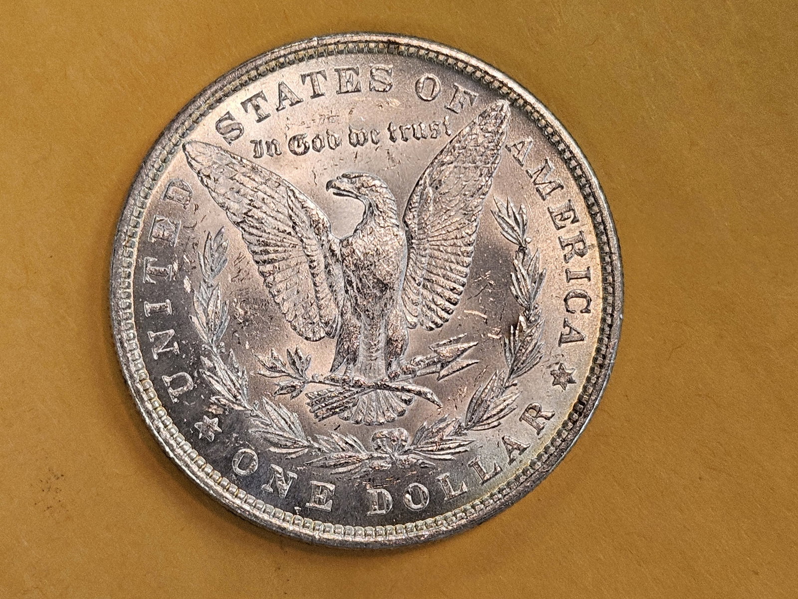Choice Brilliant Uncirculated plus 1880 Morgan Silver Dollar - 5