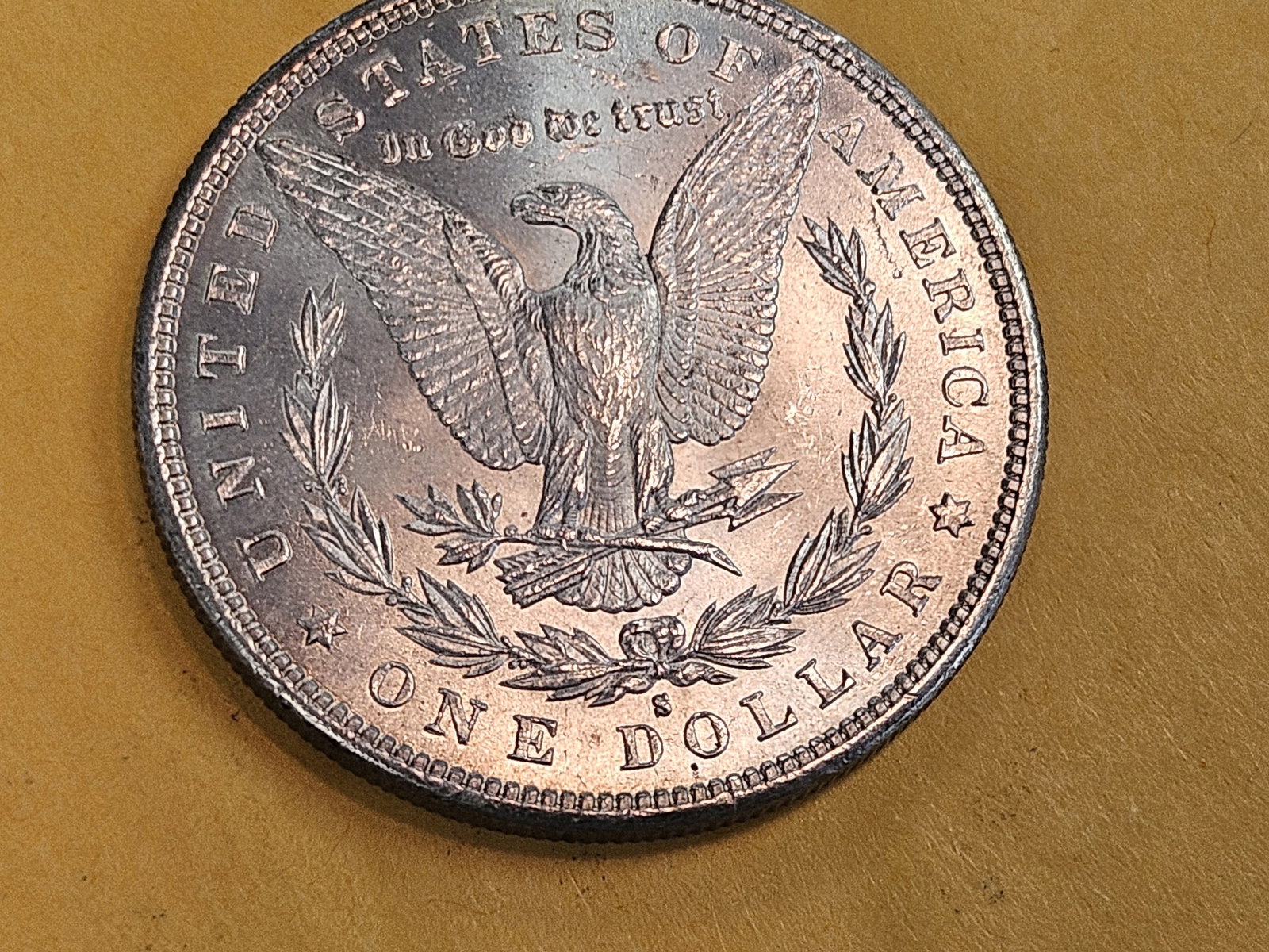 Very Choice Brilliant Uncirculated plus 1881-S Morgan Silver Dollar - 5