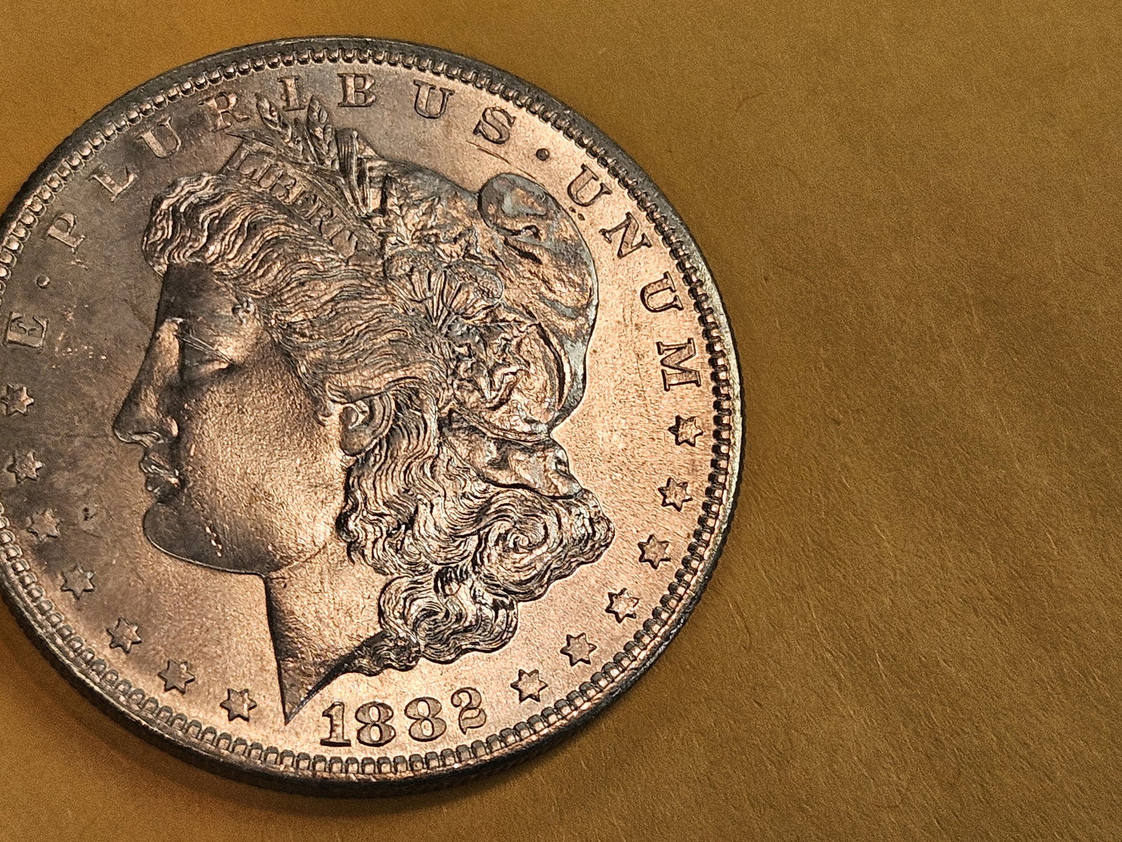 Choice Brilliant Uncirculated plus 1882-S Morgan Silver Dollar - 3