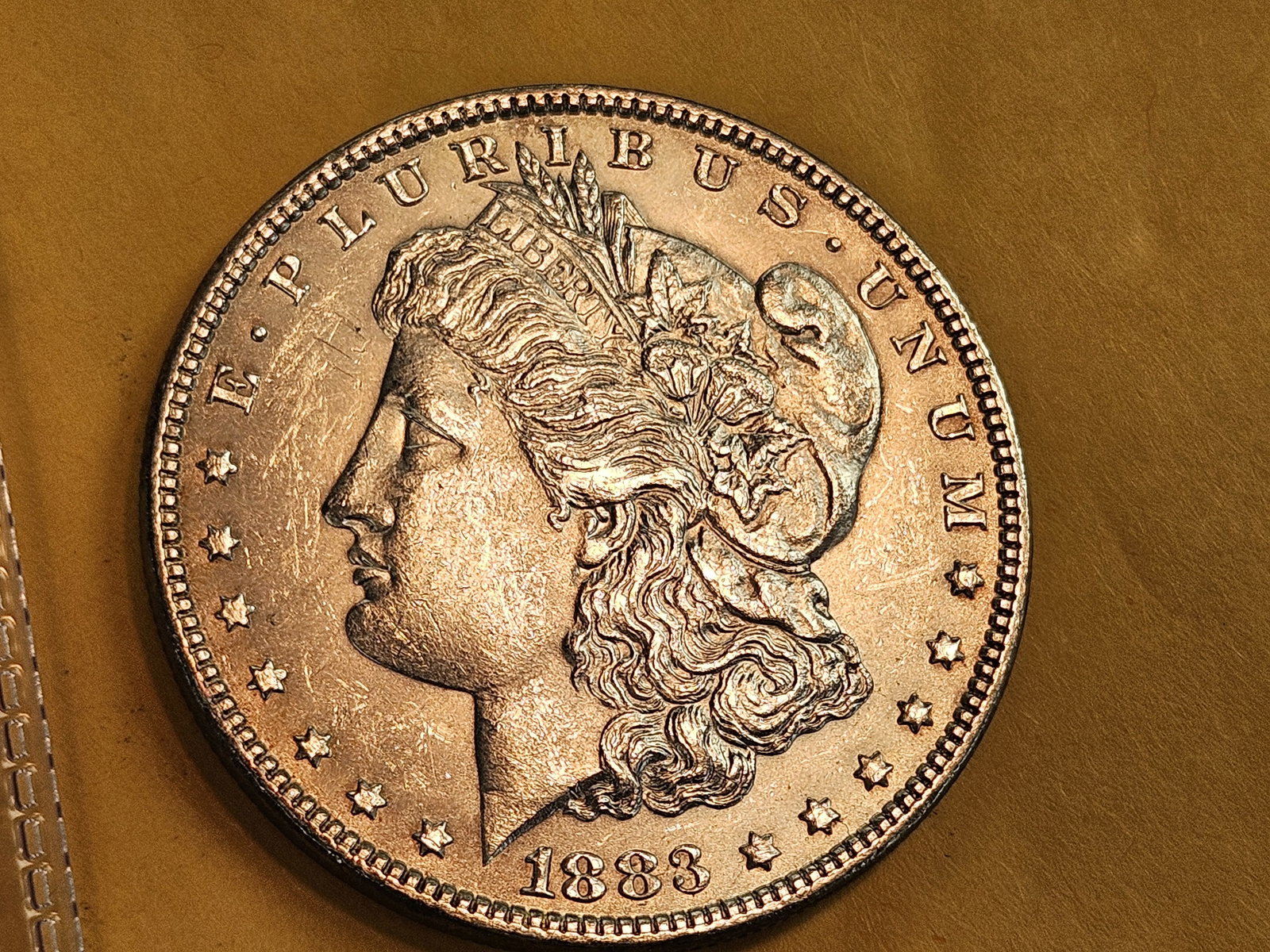 Very Choice Brilliant Uncirculated 1883 Morgan Silver Dollar - 3