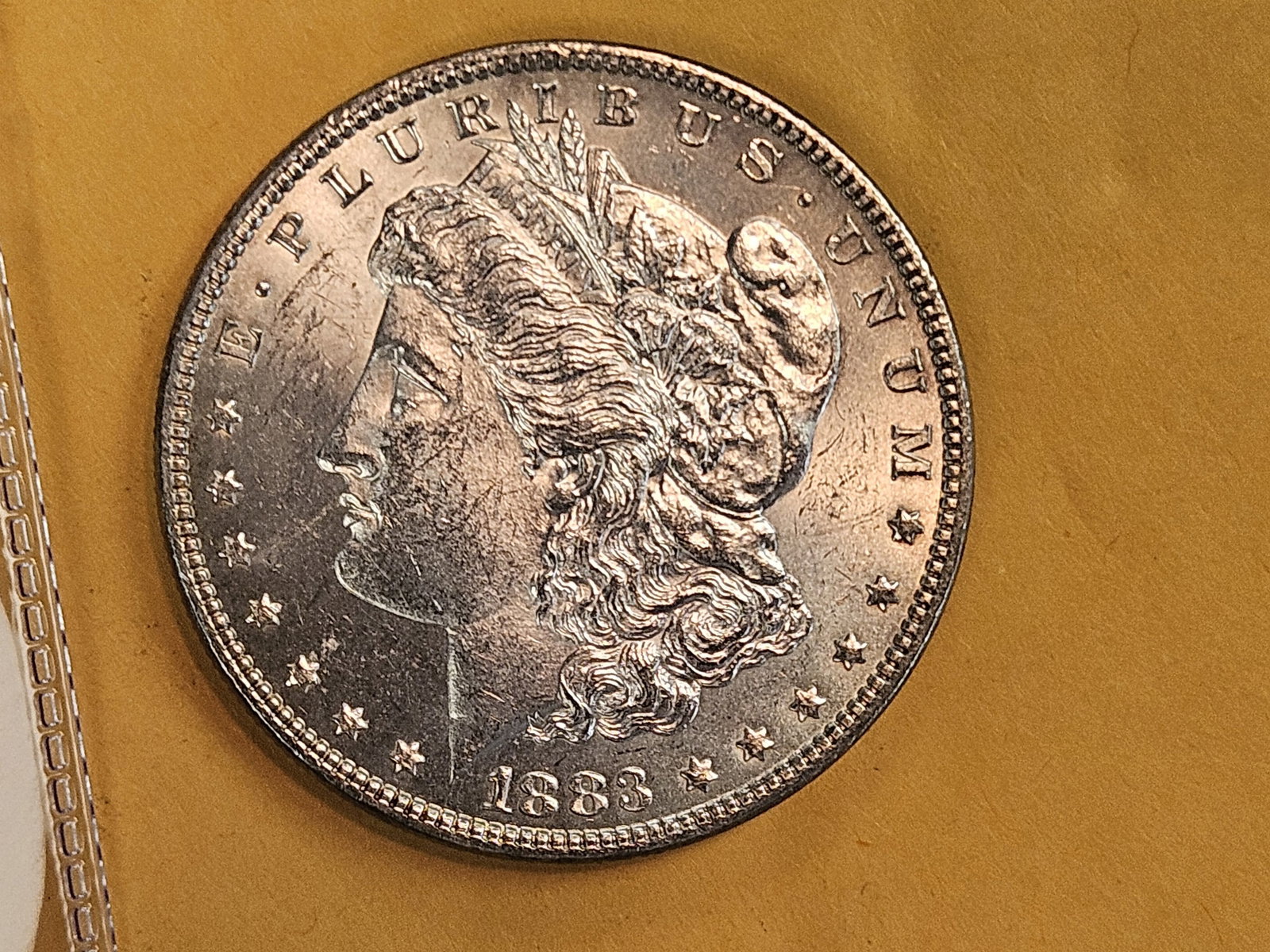 Very Choice Brilliant Uncirculated 1883 Morgan Silver Dollar - 4