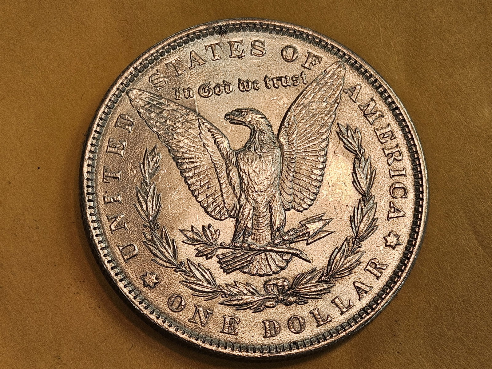 Choice Brilliant Uncirculated 1886 Morgan Silver Dollar - 3