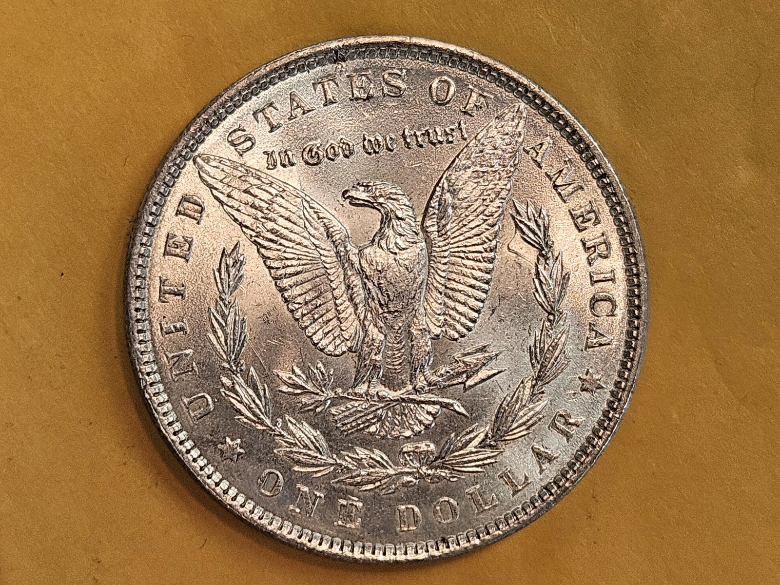 Choice Brilliant Uncirculated 1886 Morgan Silver Dollar - 4