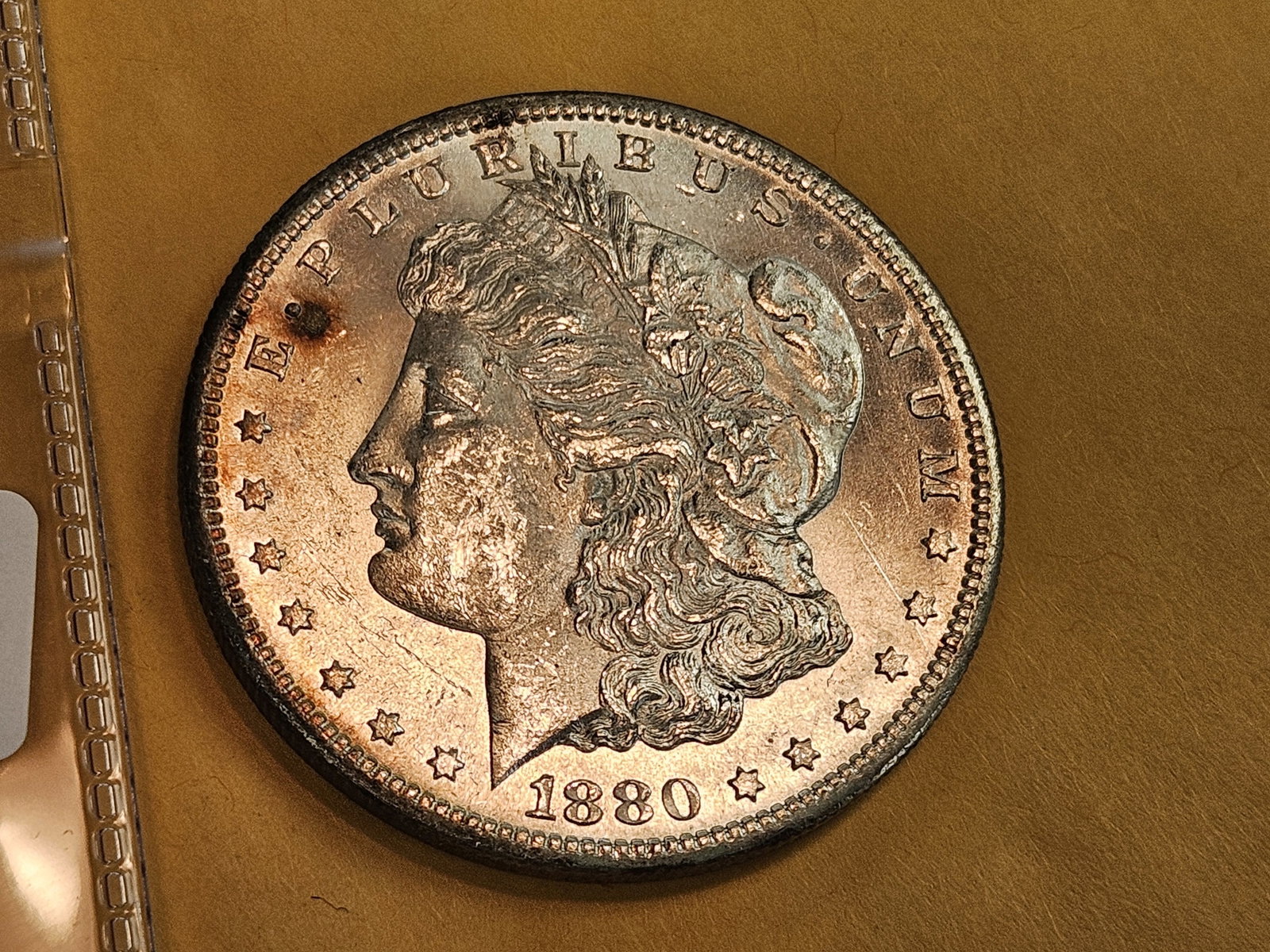Choice Brilliant Uncirculated Plus 1880-S Morgan Silver Dollar - 3