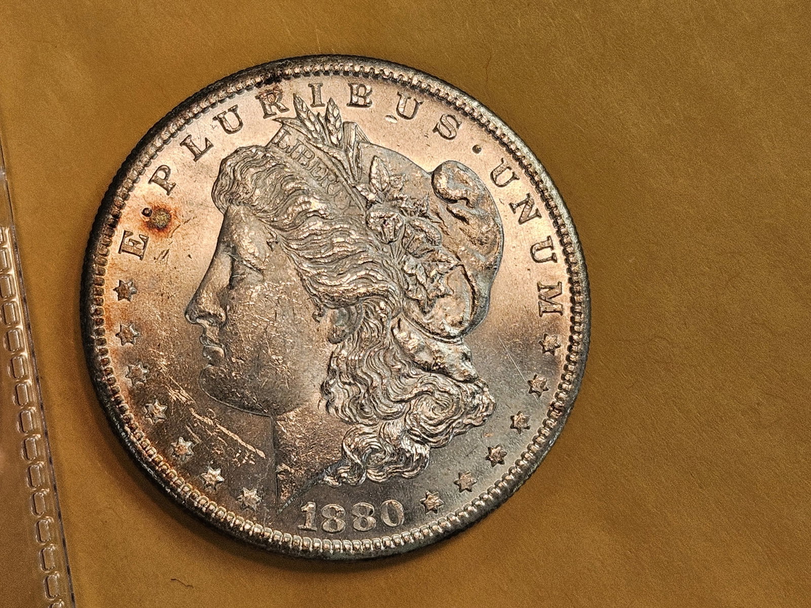 Choice Brilliant Uncirculated Plus 1880-S Morgan Silver Dollar - 4