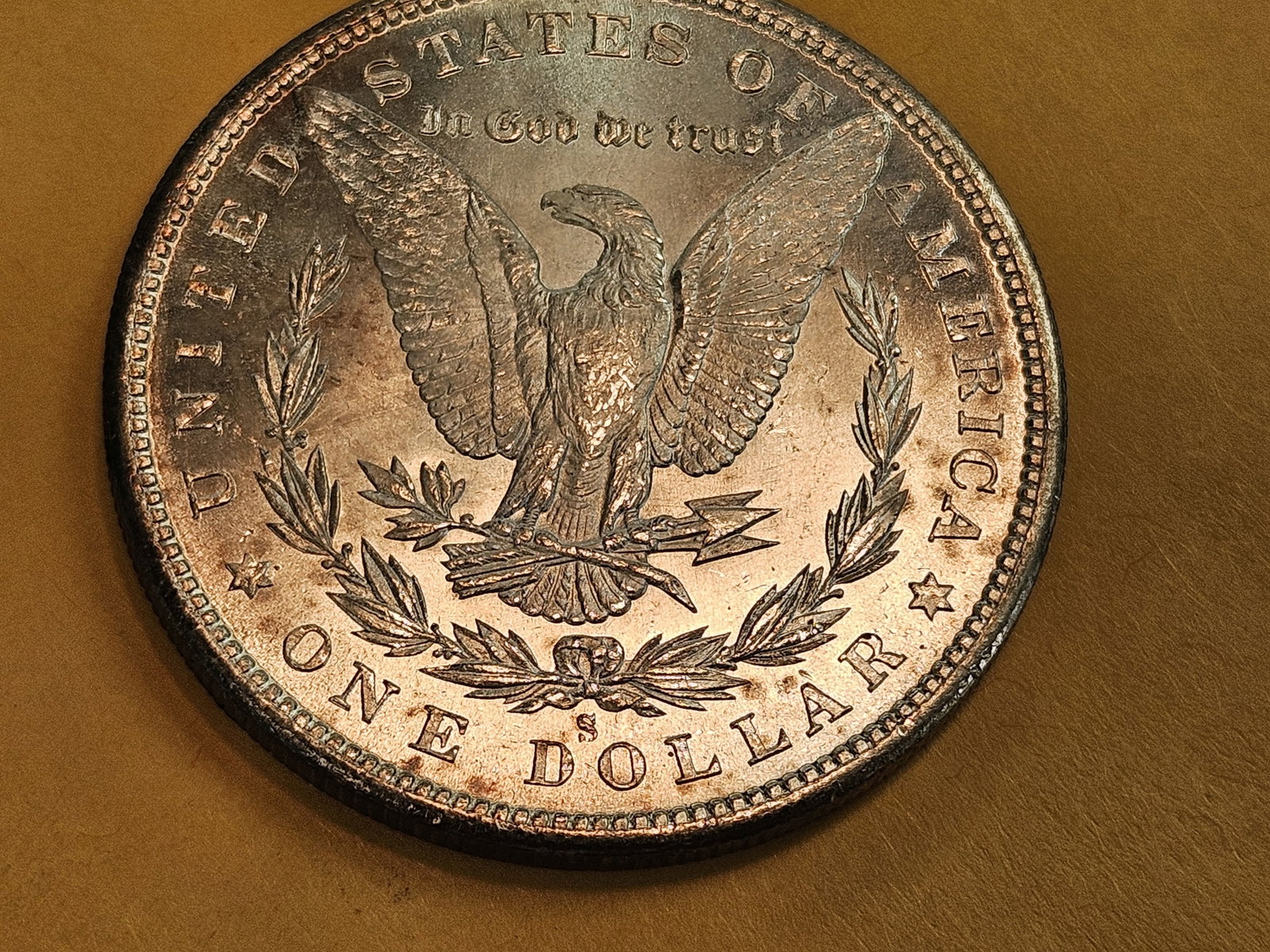 Choice Brilliant Uncirculated Plus 1880-S Morgan Silver Dollar - 6