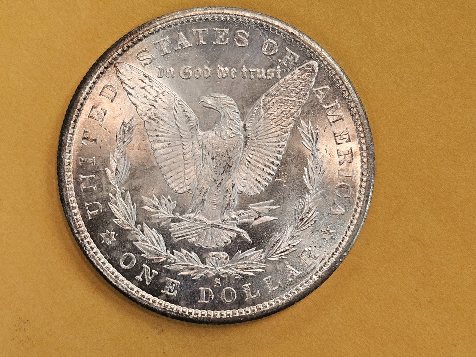 Choice Brilliant Uncirculated Plus 1880-S Morgan Silver Dollar - 8