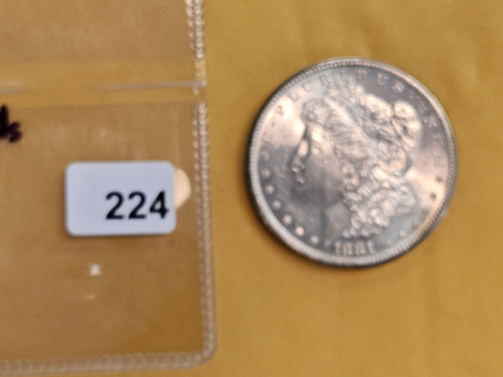 Very Choice Brilliant Uncirculated 1881-S Morgan Silver Dollar - 2