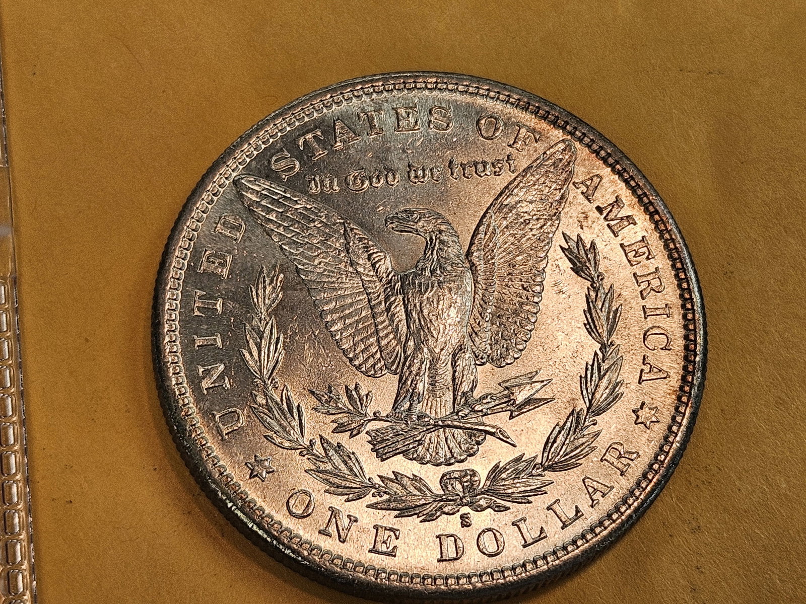 Very Choice Brilliant Uncirculated 1881-S Morgan Silver Dollar - 7