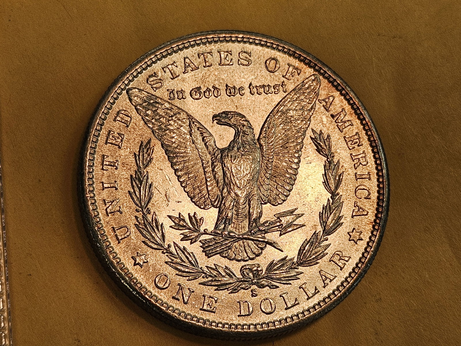 Very Choice Brilliant Uncirculated 1881-S Morgan Silver Dollar - 8