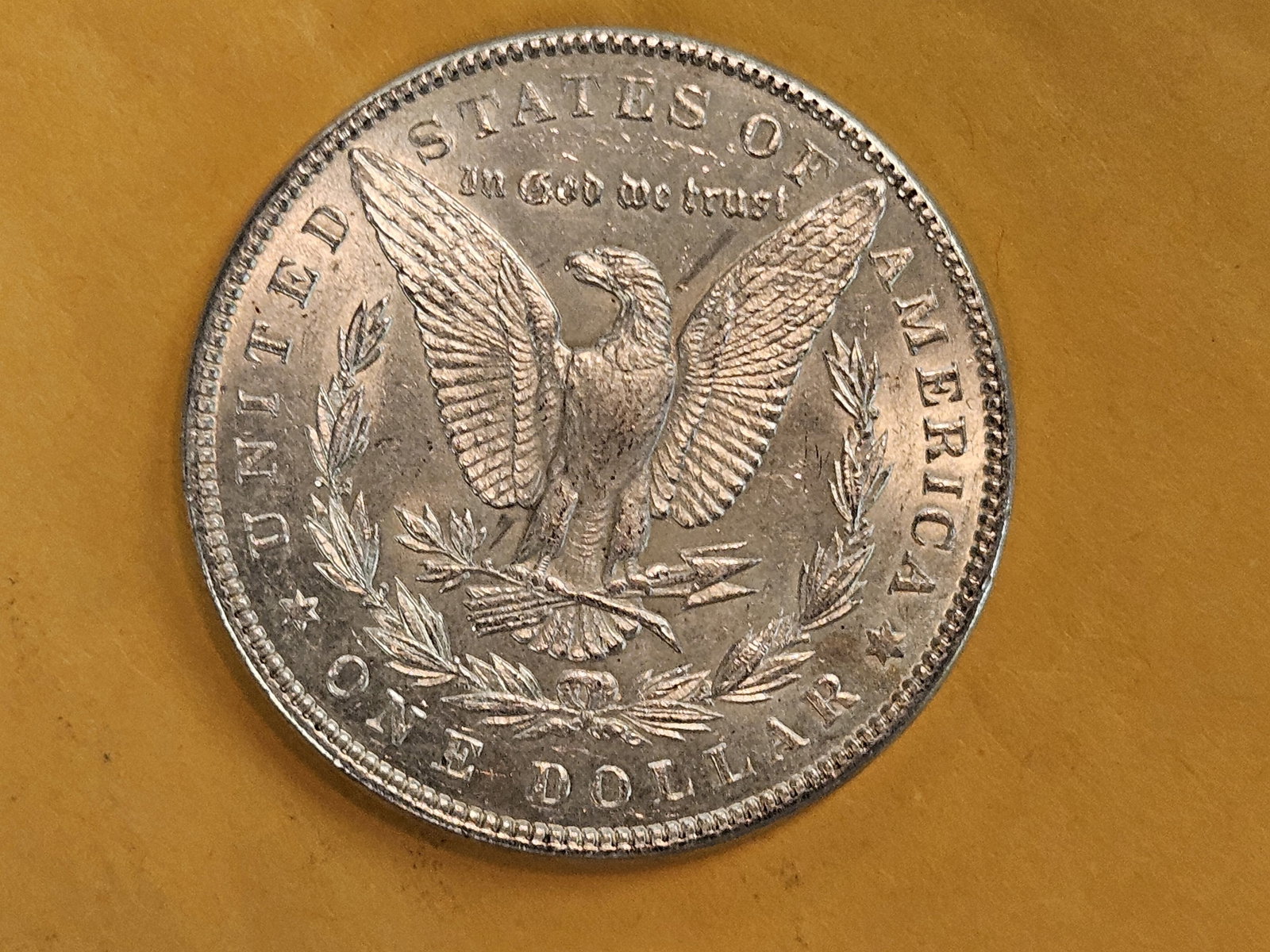 Very Choice Brilliant Uncirculated 1887 Morgan Silver Dollar - 6