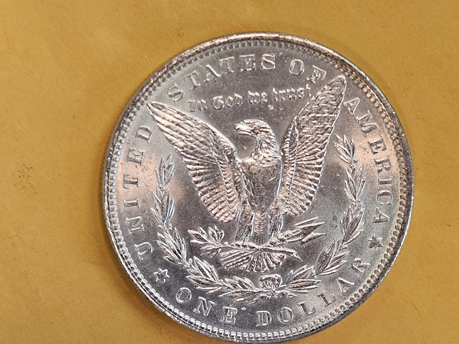 Very Choice Brilliant Uncirculated 1889 Morgan Silver Dollar - 8