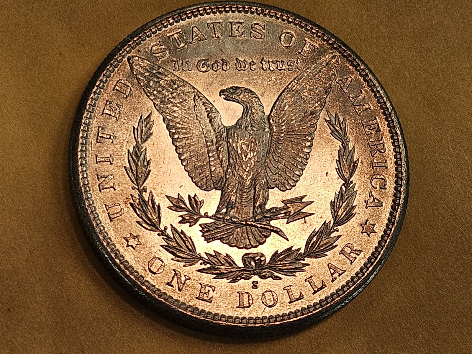 Very Choice Brilliant Uncirculated 1881-S Morgan Silver Dollar - 8