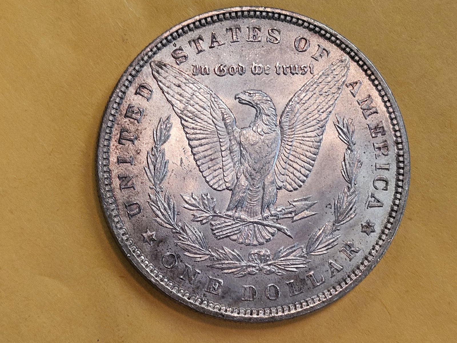 Choice Brilliant Uncirculated 1896 Morgan Silver Dollar - 5