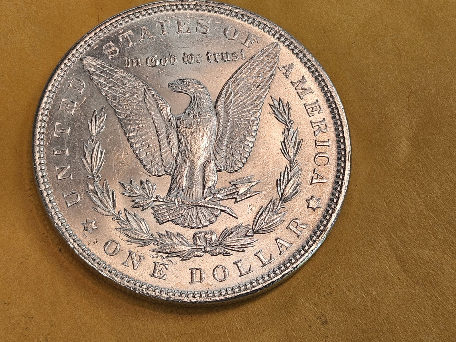 Choice Brilliant Uncirculated Plus 1889 Morgan Silver Dollar - 5