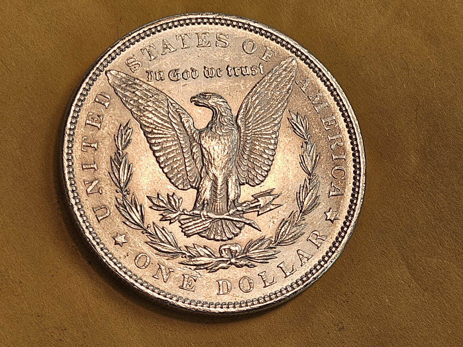 Choice Brilliant Uncirculated Plus 1889 Morgan Silver Dollar - 6