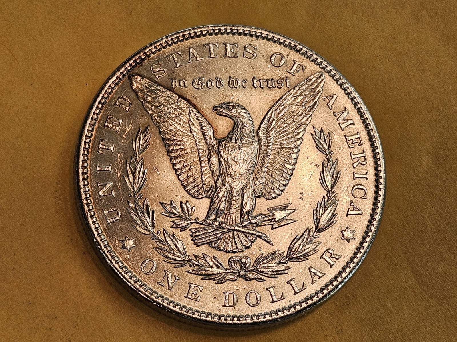 Choice Brilliant Uncirculated Plus 1897 Morgan Silver Dollar - 4
