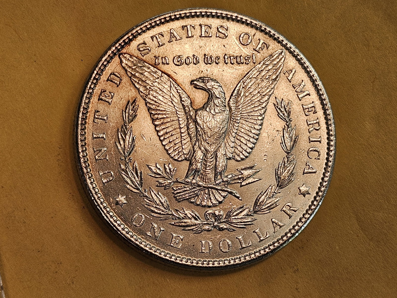 Choice Brilliant Uncirculated Plus 1897 Morgan Silver Dollar - 5