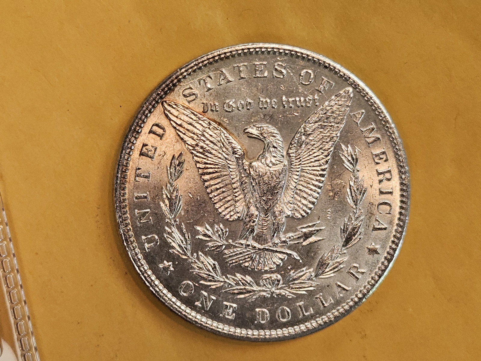 Choice Brilliant Uncirculated Plus 1897 Morgan Silver Dollar - 6