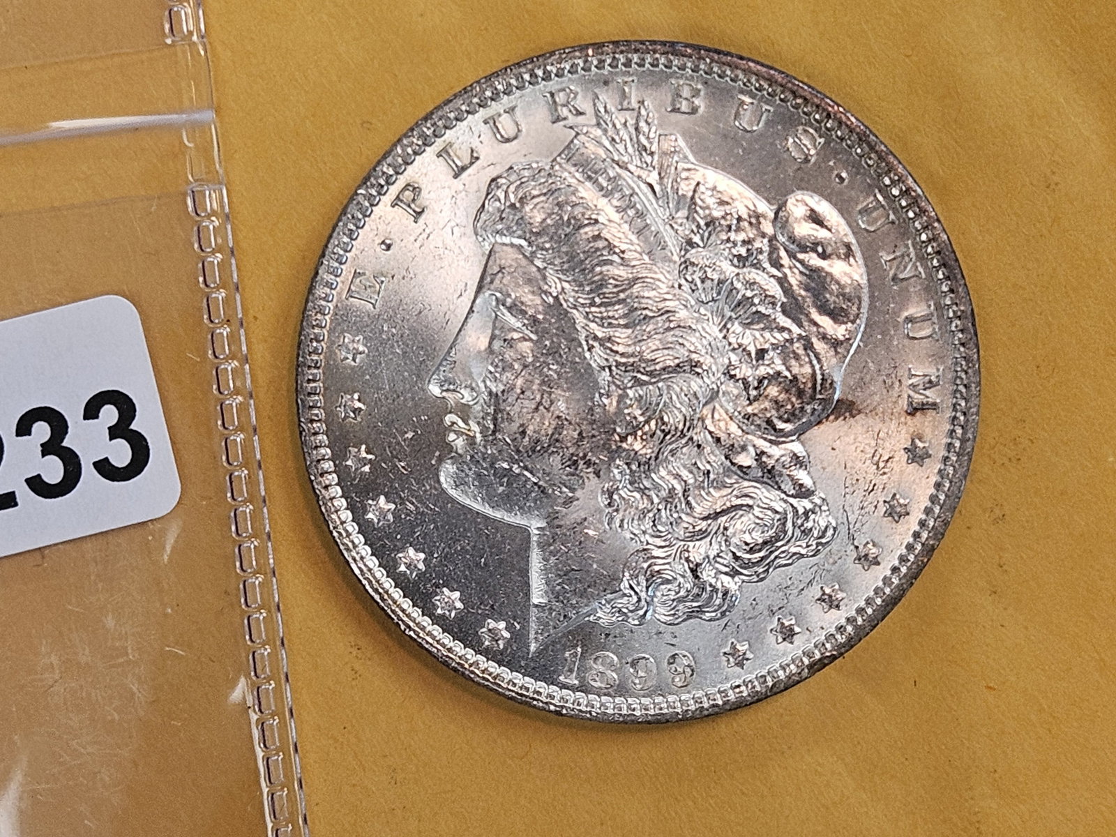 Very Choice Brilliant Uncirculated 1899-O Morgan Silver Dollar - 3