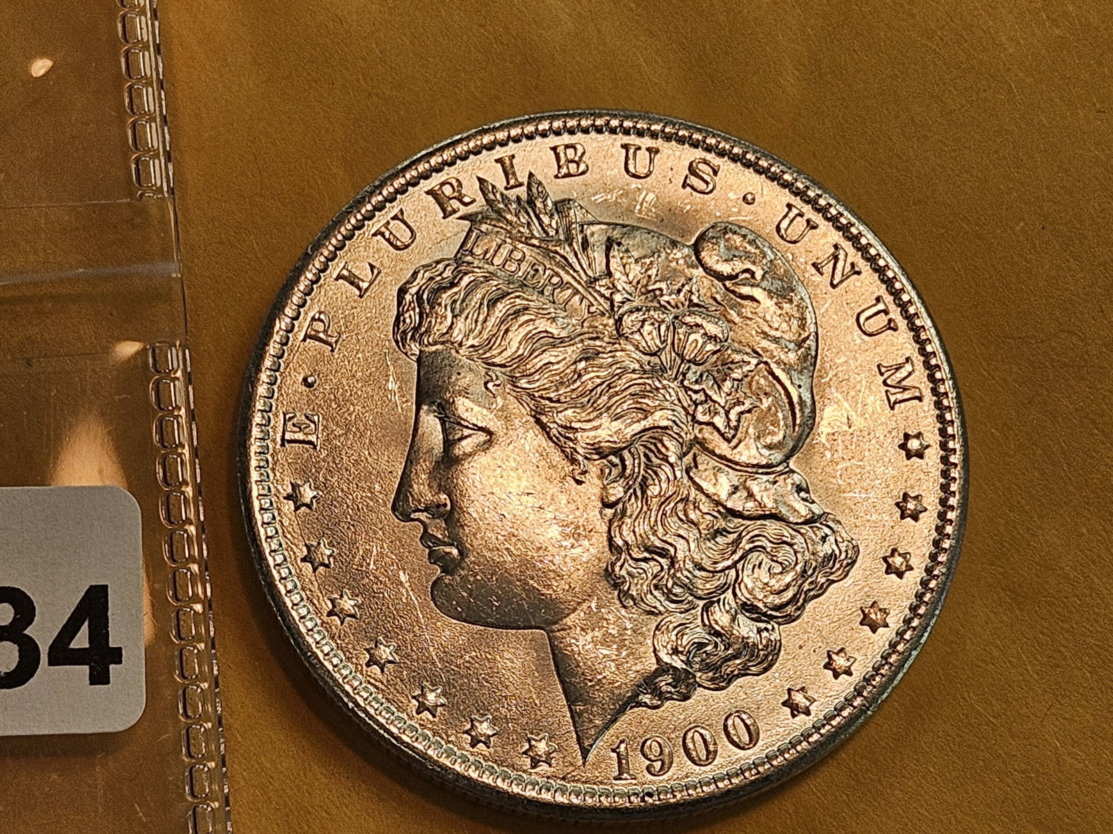 Very Choice Brilliant Uncirculated 1900-O Morgan Silver Dollar: White